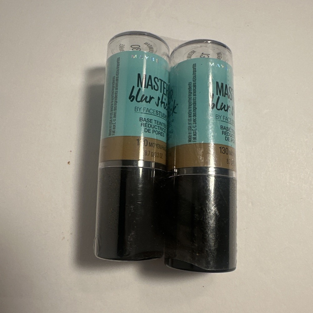 Maybelline New York Facestudio Master Blur Sticks 2 Tinted Primer 130 Medium Tan